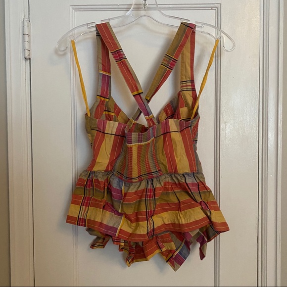 Striped zip-up Anthropologie’s Odille Top sz4/6 - Picture 3 of 7